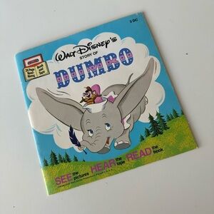 1977 Walt Disney's Storyteller of Dumbo - Read Along - BOOK ONLY
